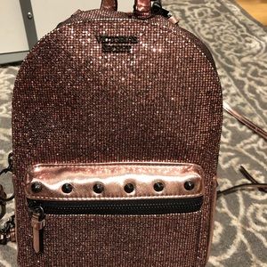 Victoria Secret rose gold bag